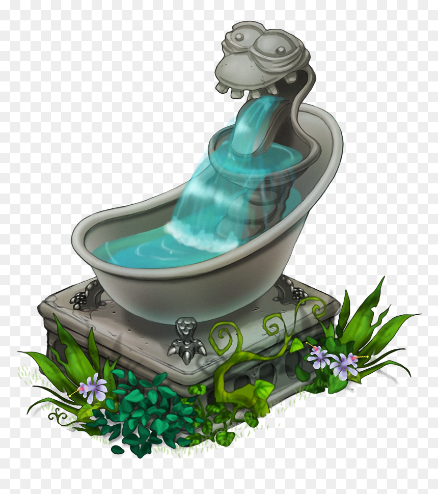 My Singing Monsters Wiki - Water Feature Cartoon Png, Transparent Png - fountain water png