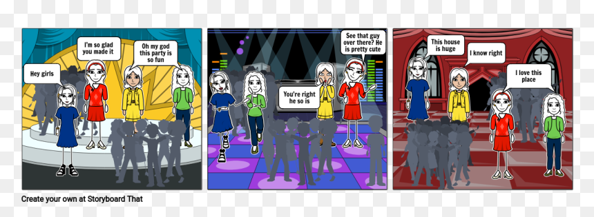 Cartoon, HD Png Download - party girls png