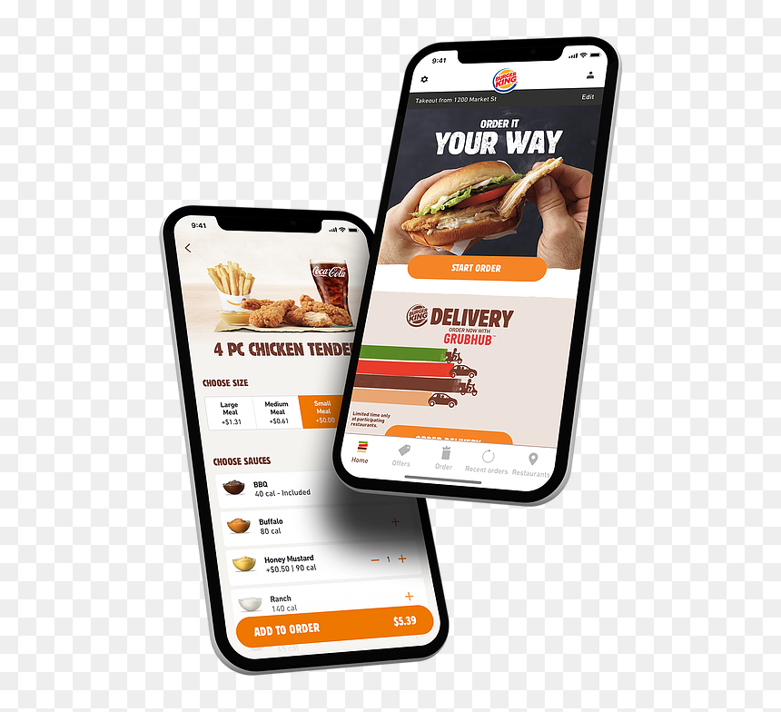 Smartphone, HD Png Download - food delivery png
