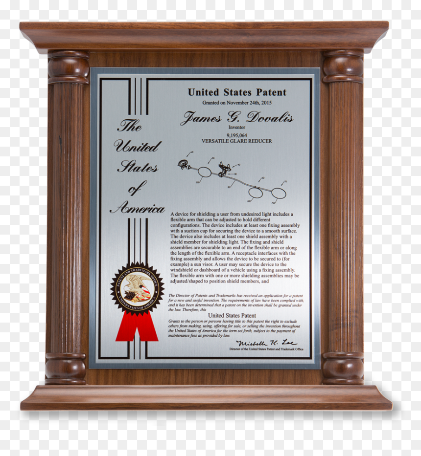 Patent Award Example, HD Png Download - silver plaque png