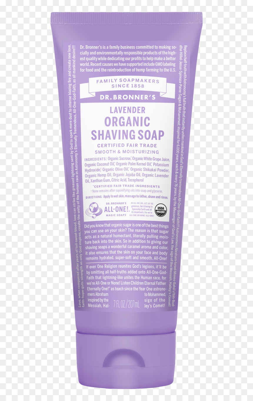 Dr Bronner"s Organic Fair Trade Shaving Soap Gel Lavender - Dr Bronner Shaving Soap, HD Png Download - lightning spark png