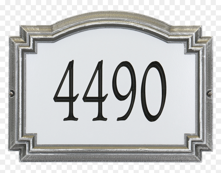 Number, HD Png Download - silver plaque png