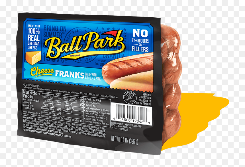 Ball Park Hot Dogs, HD Png Download - hotdogs png
