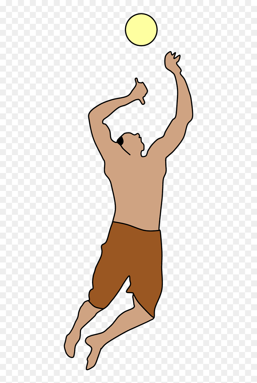 Transparent Volleyball Player Clipart - Personas Jugando Voleibol Png, Png Download - volleyball.png