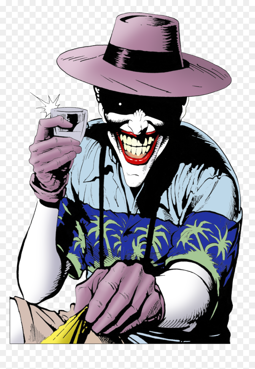Kj Recolor - Batman The Killing Joke Heres To Crime, HD Png Download - joker hat png