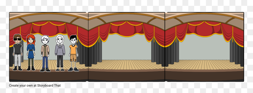 Storyboard, HD Png Download - movie curtain png