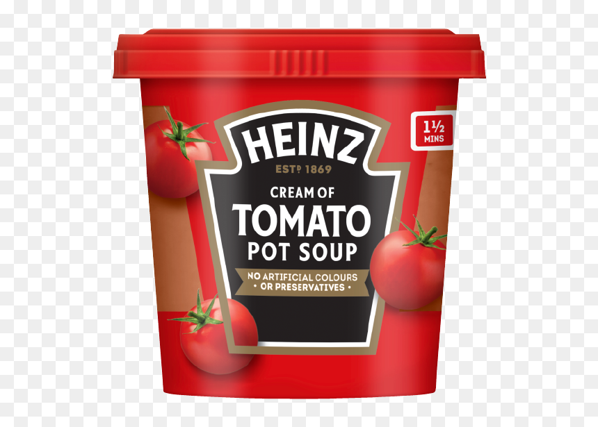 Cream Of Tomato - Heinz Tomato Soup Pot, HD Png Download - heinz ketchup png