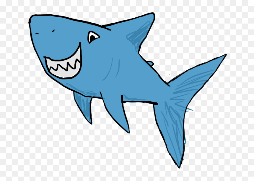 Requiem Sharks Sketch - Sharks, HD Png Download - shark outline png