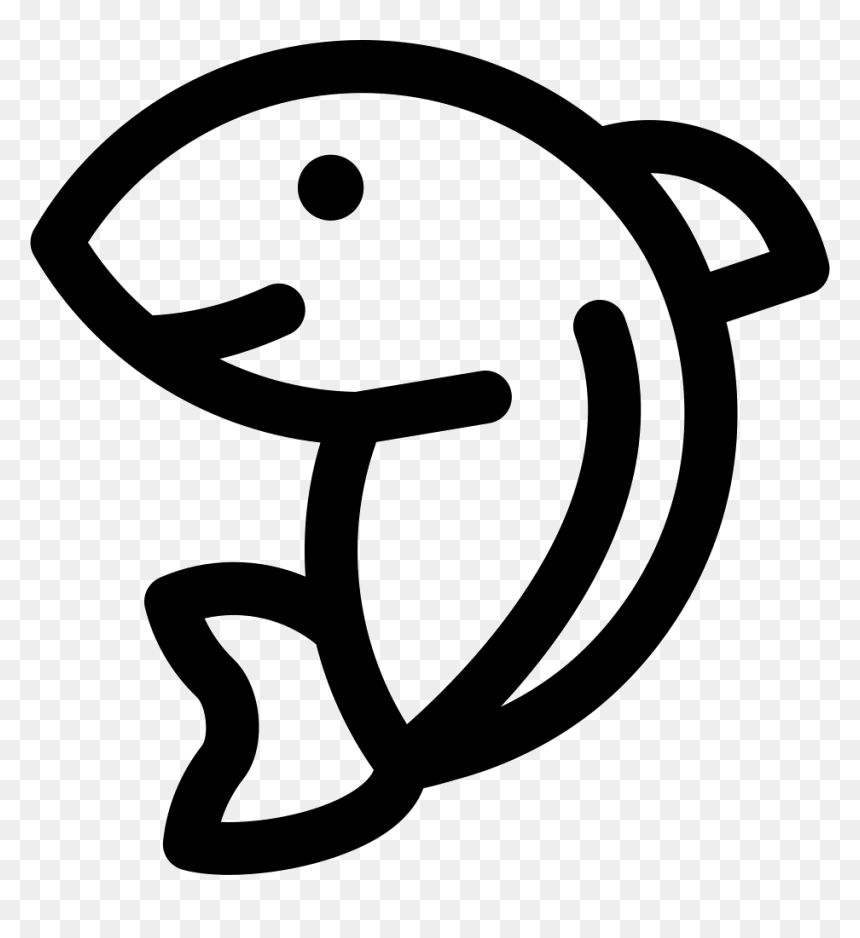 Shark - Icon, HD Png Download - shark outline png