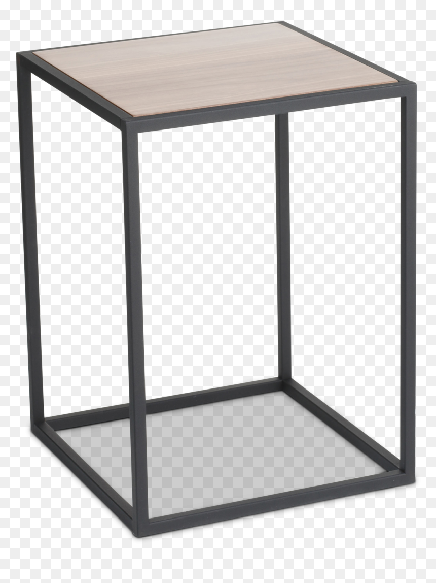 Tower Square Coffee Table Black - Table D Appoint Hauteur 90 Cm, HD Png Download - small table png
