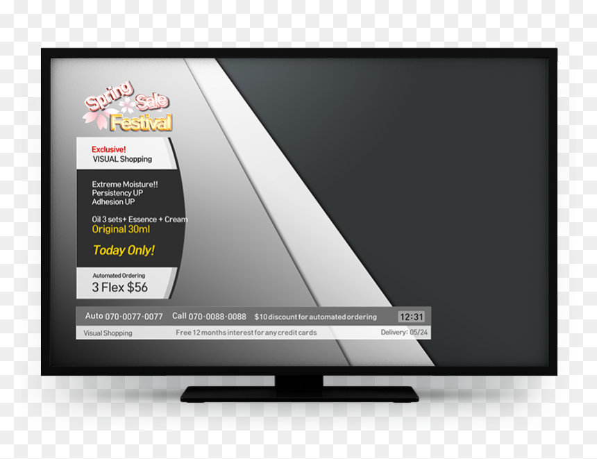 Simple Tv Shopping Application With 31 Great Flat Screen - Led-backlit Lcd Display, HD Png Download - flatscreen png