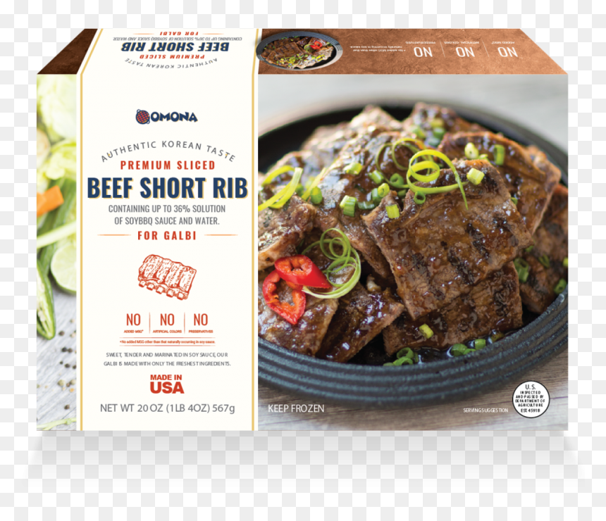 Galbi, HD Png Download - korean food png