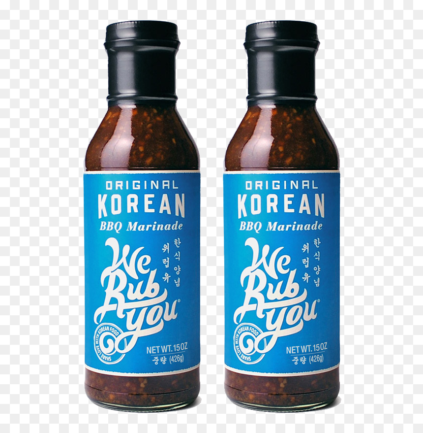 We Rub You Korean Bbq Sauce, HD Png Download - korean food png