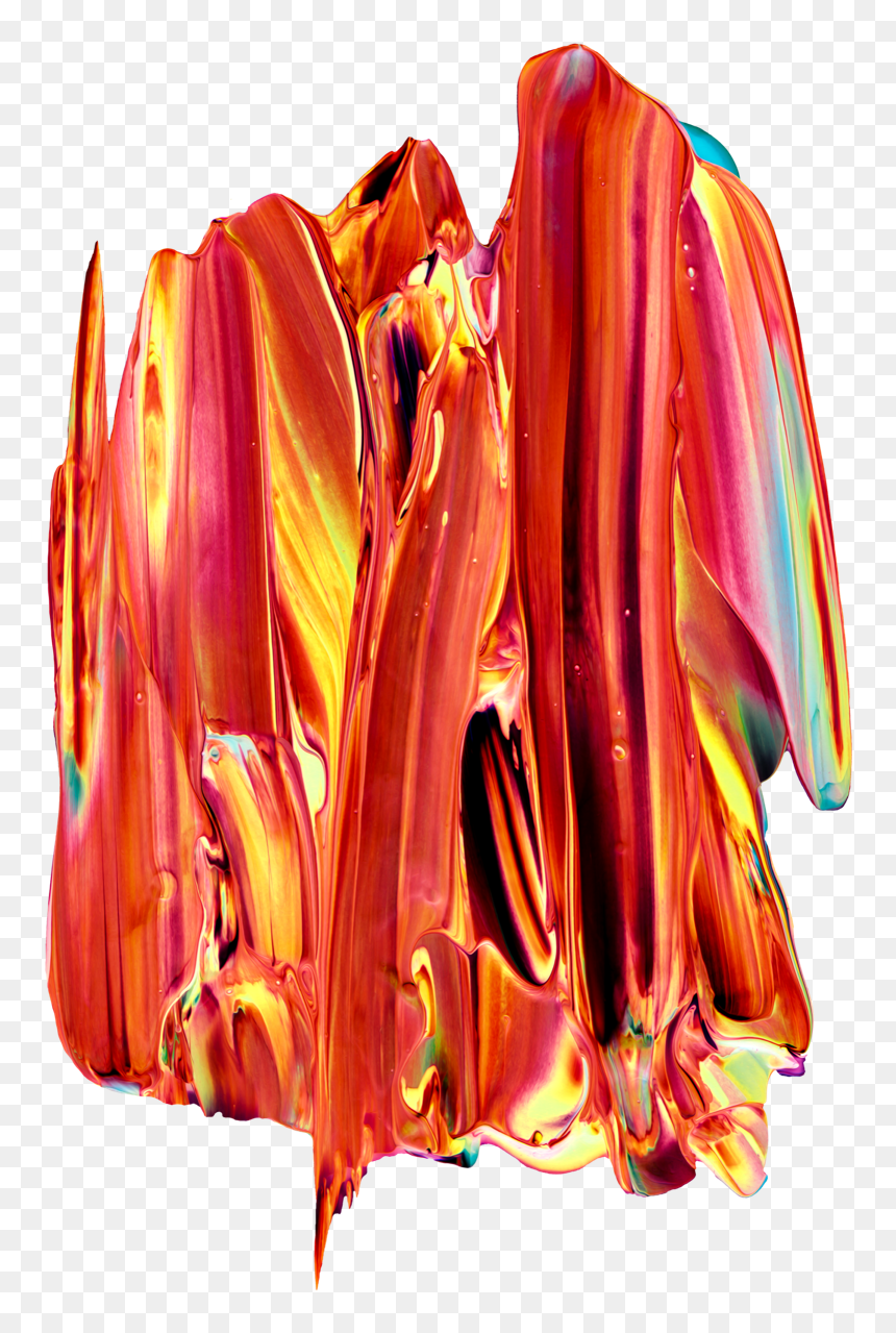Vibrant Paint Shapes 02, HD Png Download - paint images png