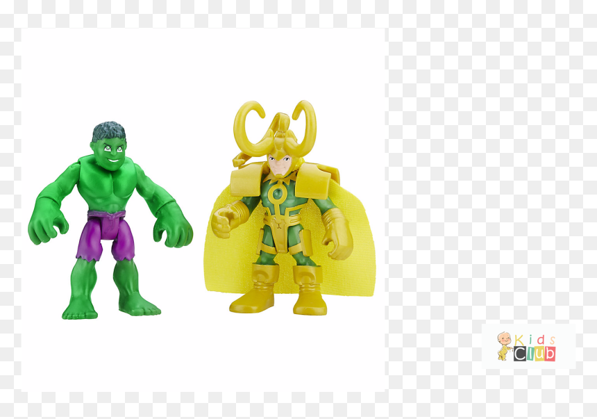 Playskool Heroes Marvel Super Hero Adventures Loki - Marvel Playskool, HD Png Download - marvel super heroes png