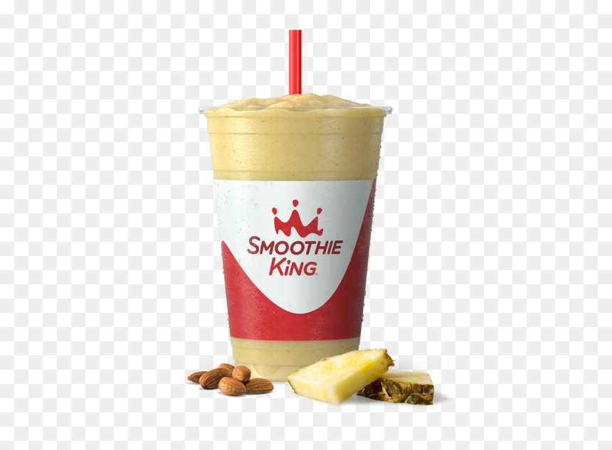 Sk Fitness Original High Protein Pineapple With Ingredients - Vanilla Hulk Smoothie King, HD Png Download - pine apple png