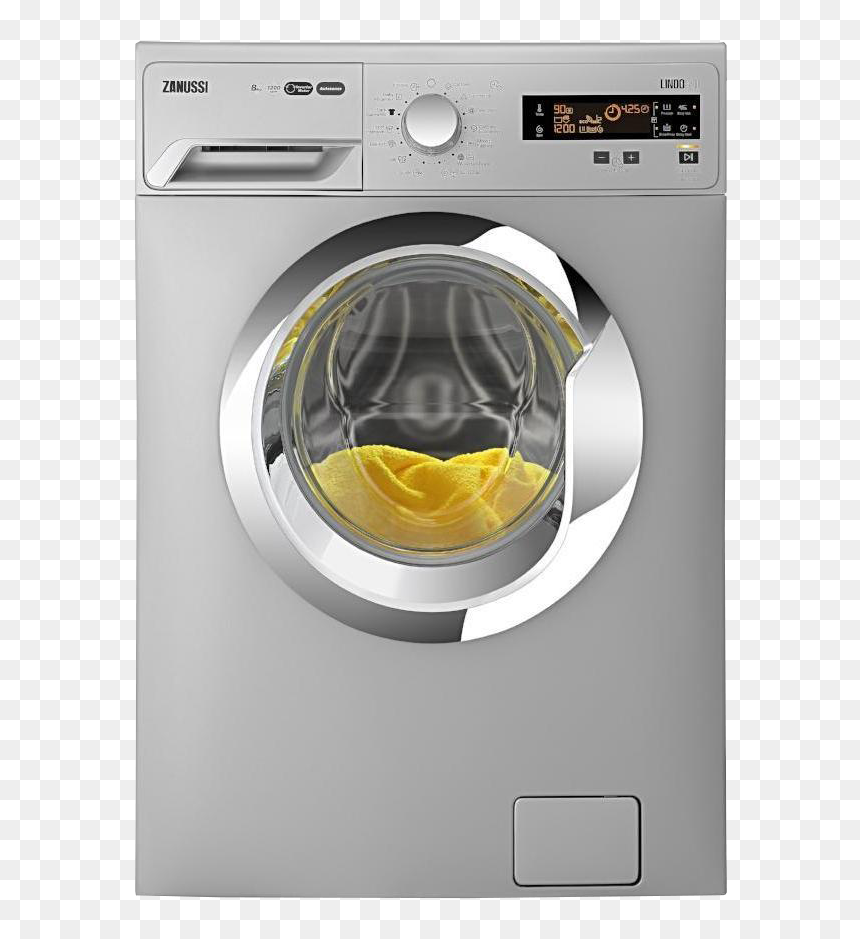 /globalassets/zanussi Website/product Images/laundry/zwf7040sx - غسالة زانوسى 7 كيلو, HD Png Download - washer and dryer png