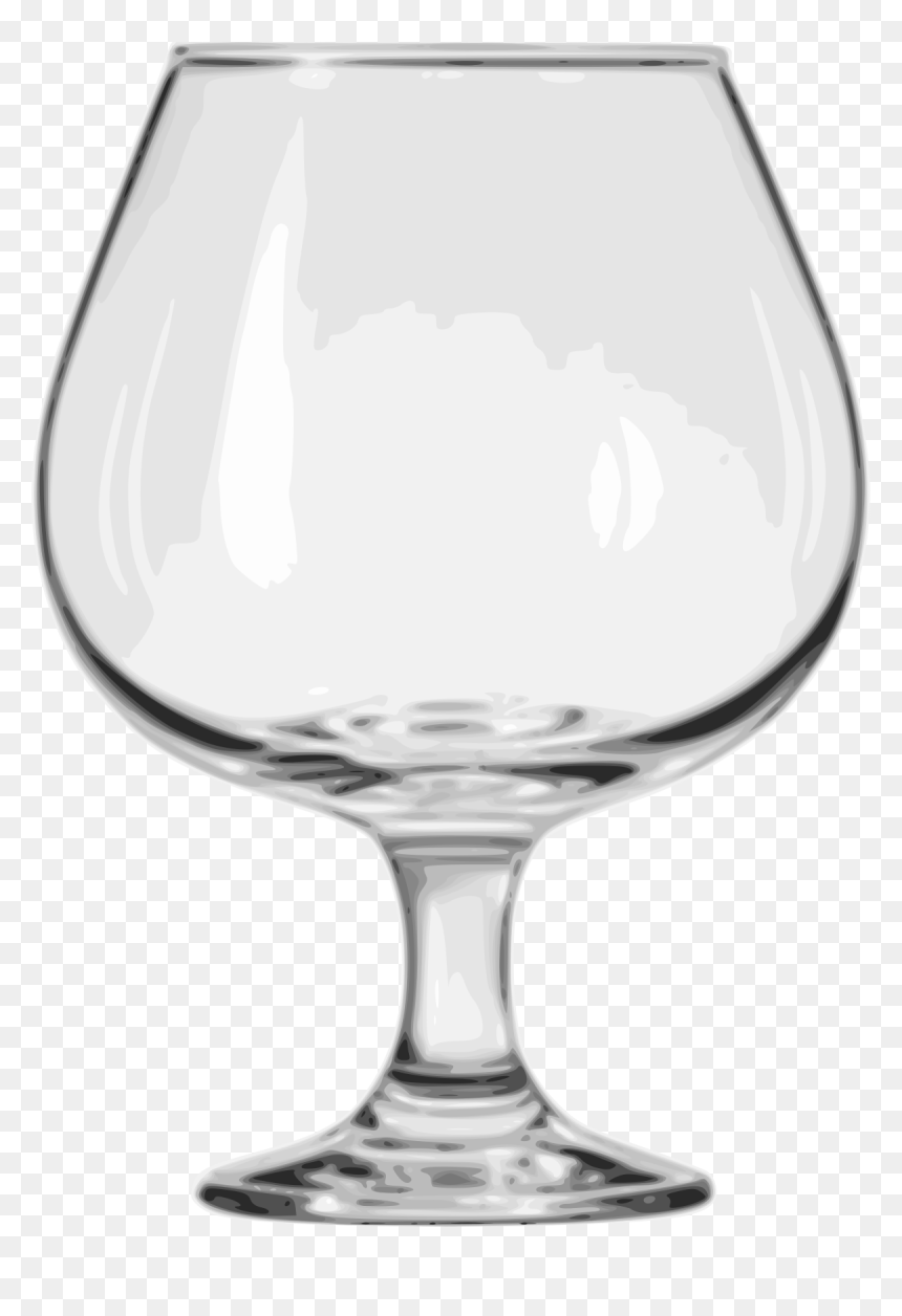 Empty Wine Glass Png, Transparent Png - brandy glass png