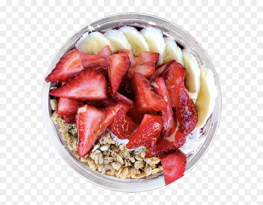 Strawberry, HD Png Download - bowl of strawberries png