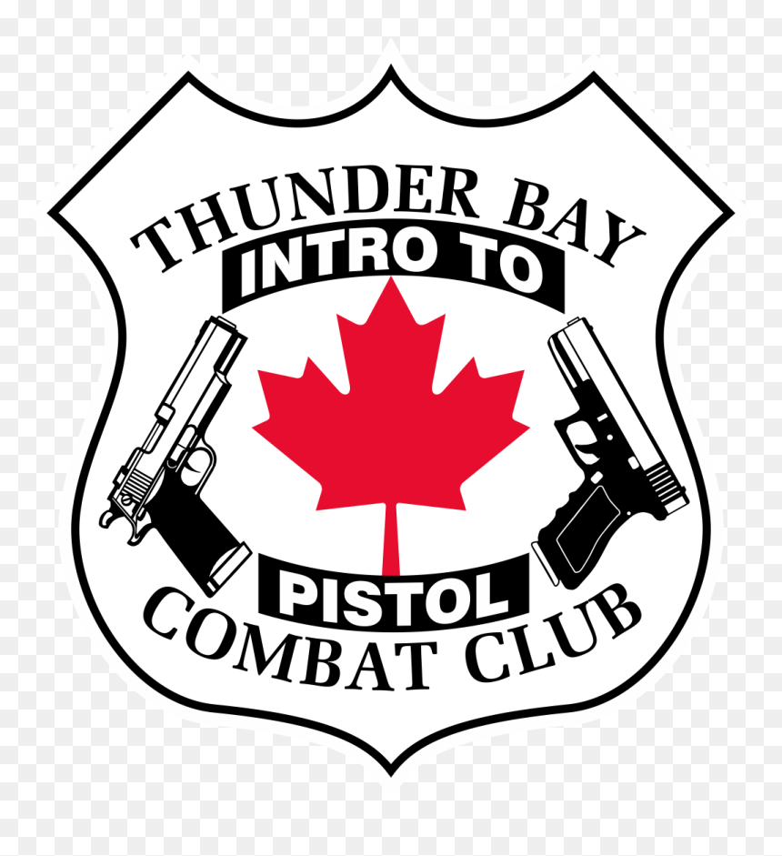 Tbcc Logo Intro To Pistol Rgb - Canadian Flag Image Free, HD Png Download - pistol drawing png