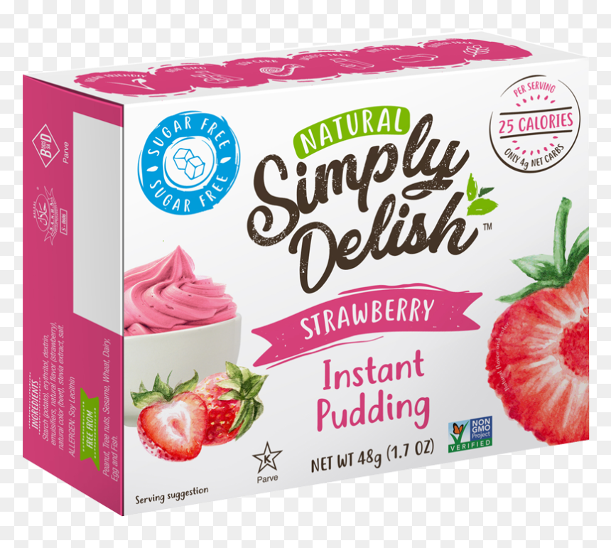 Strawberry Pudding, HD Png Download - bowl of strawberries png