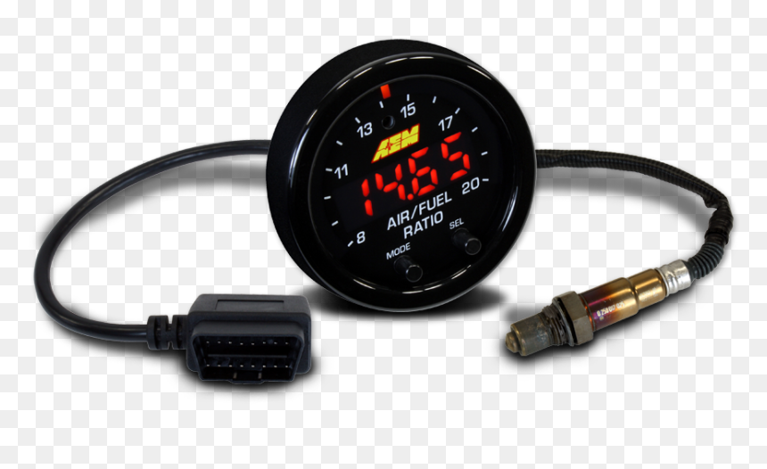 Air Fuel Ratio Gauge With Sensor, HD Png Download - guage png