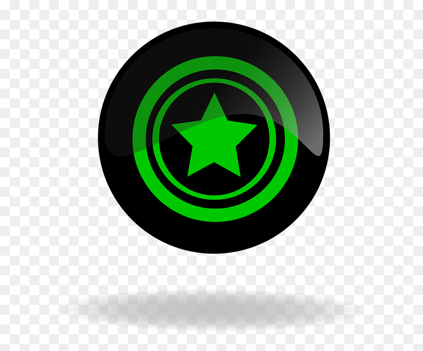 Icon, HD Png Download - star button png