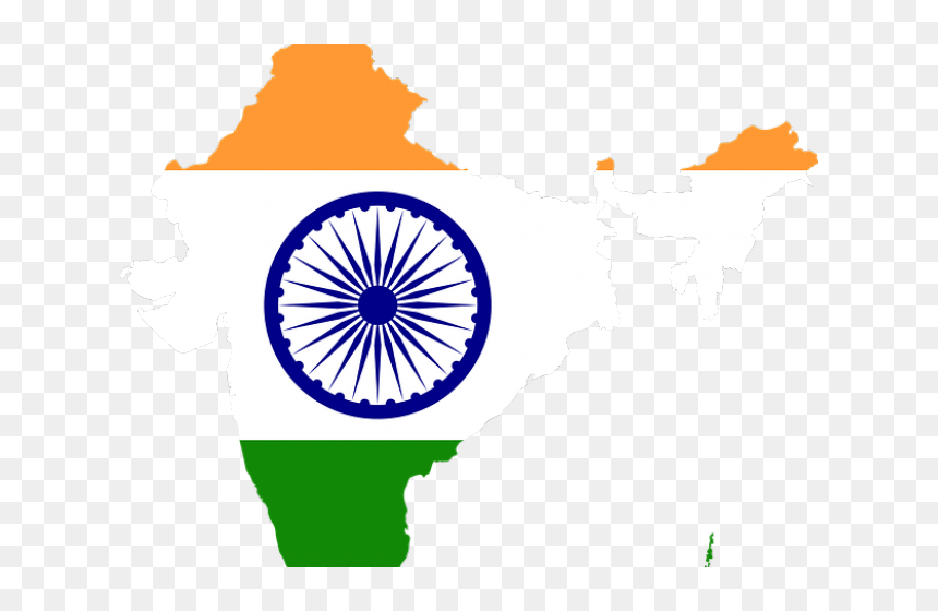 Maps Clipart India - Center Of Flag Of India, HD Png Download - wishes png