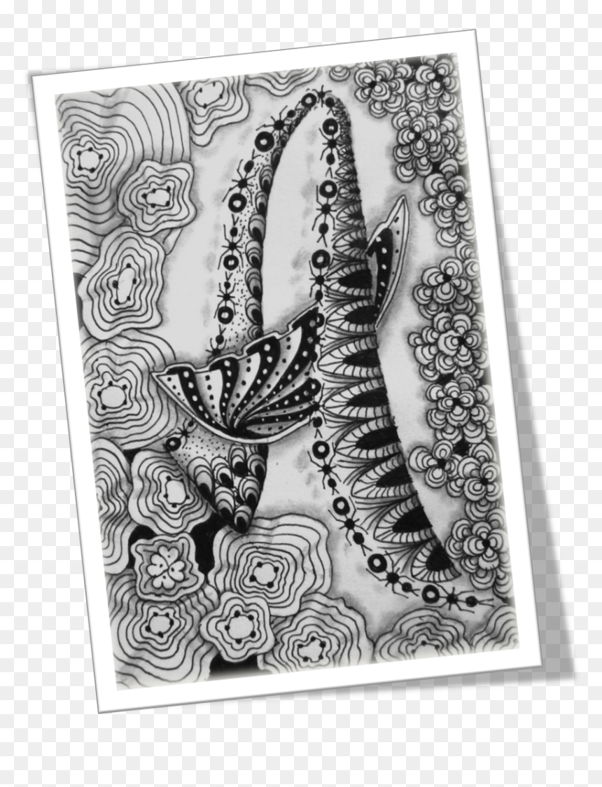 Abc Zentangle, HD Png Download - zentangle png