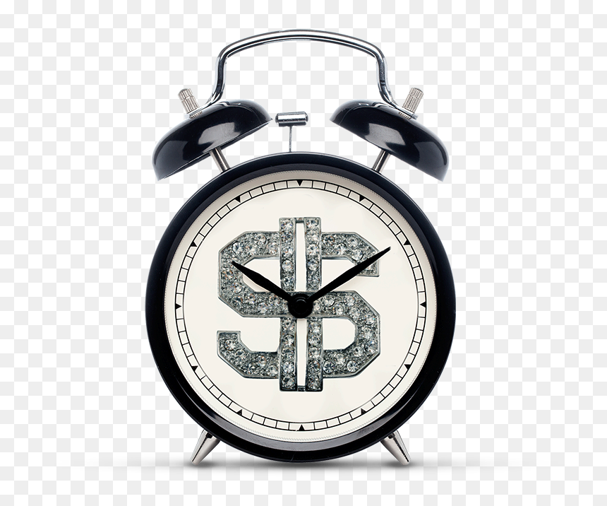 Alarm Clock Transparent Background, HD Png Download - time is money png