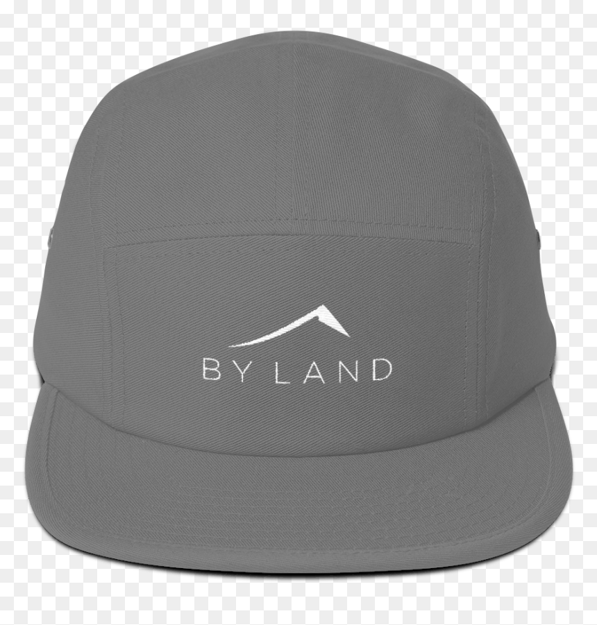 By Land Text White By Land Mountain Swoosh White Transparent - Baseball Cap, HD Png Download - black swoosh png