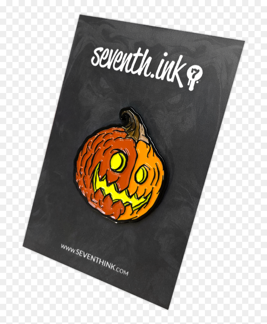 Old Jack O Lantern Enamel Pin By Seventh - Lapel Pin, HD Png Download - old lantern png