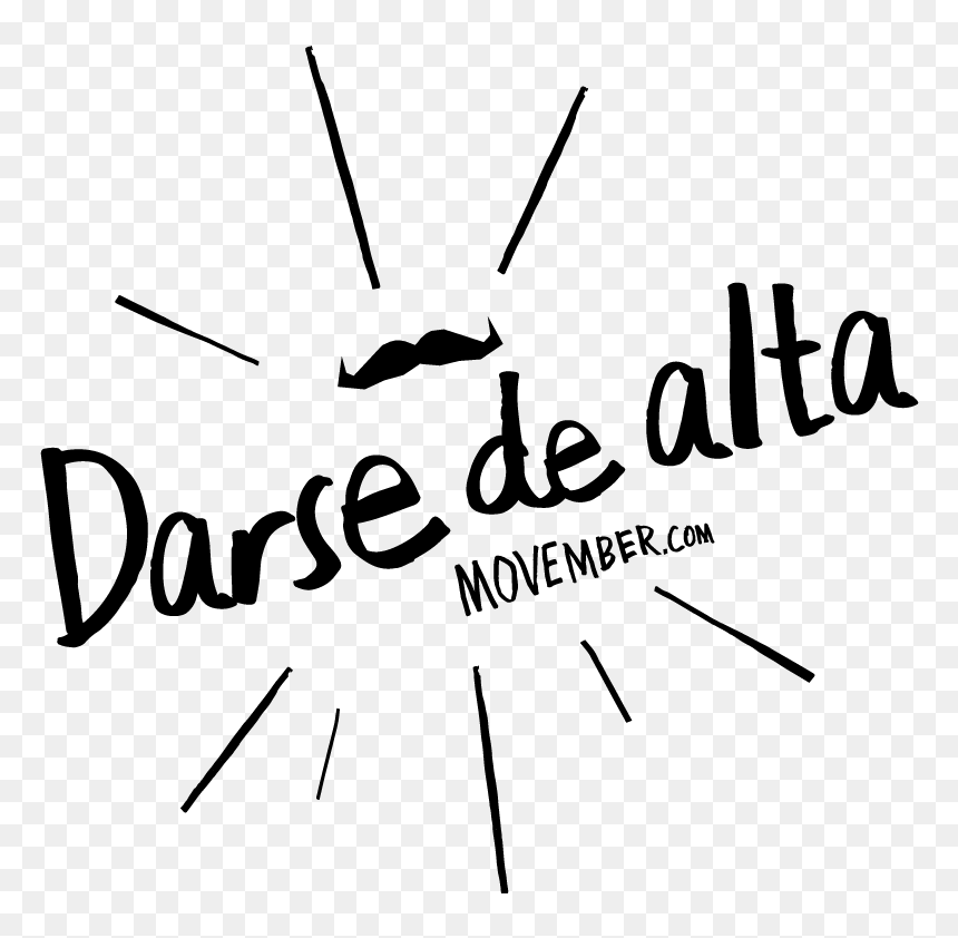 Es Movember Campaign Signup Stacked Black - Movember, HD Png Download - bigote mexicano png