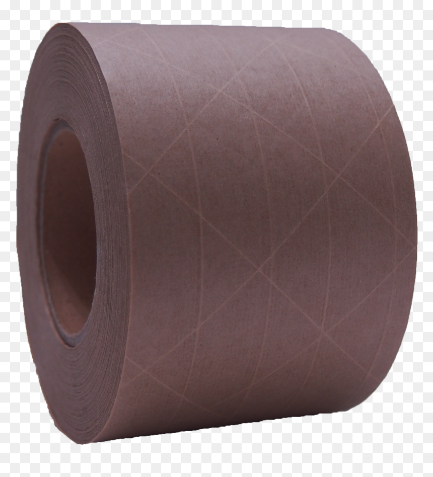 加筋溼水牛皮紙膠帶 - Paper, HD Png Download - packing tape png