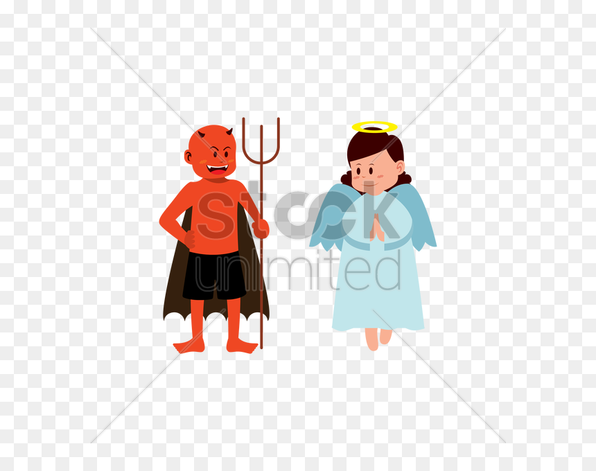 Satan Clipart Angel And Demon - Clip Art, HD Png Download - devil.png
