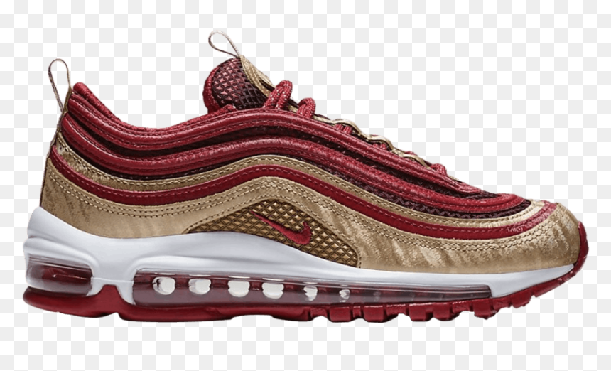 Nike Air Max 97 Black And White Anthracite Boys, HD Png Download - red blur png