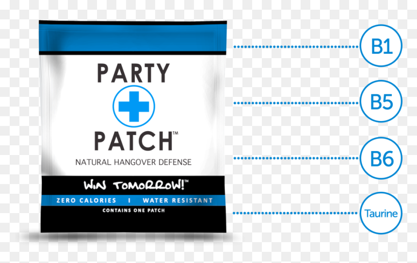 Hangover Party Patch, HD Png Download - curita png