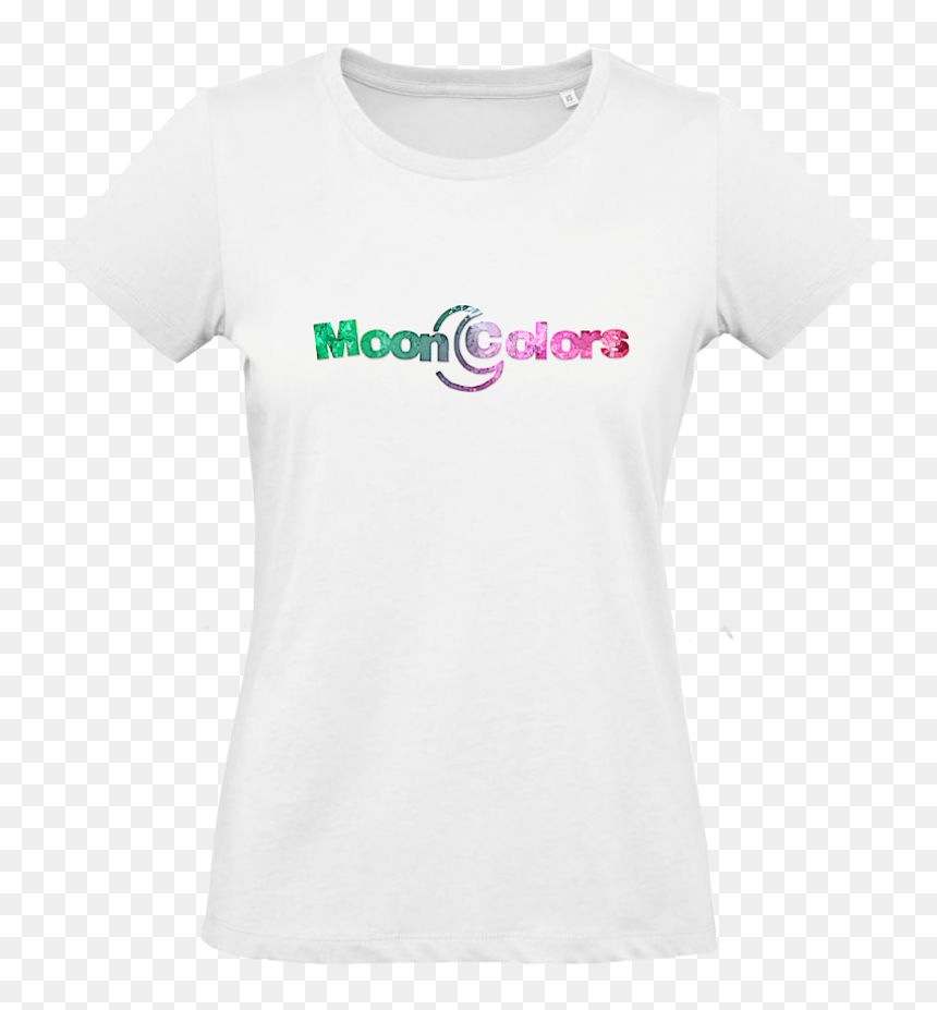 Camiseta Mujer Mooncolors B - Two Peas In A Pod Maternity Shirts, HD Png Download - camiseta blanca png