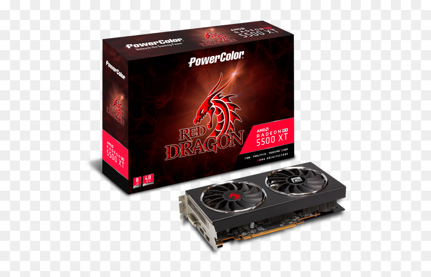 Red Dragon 5700 Xt, HD Png Download - red blur png