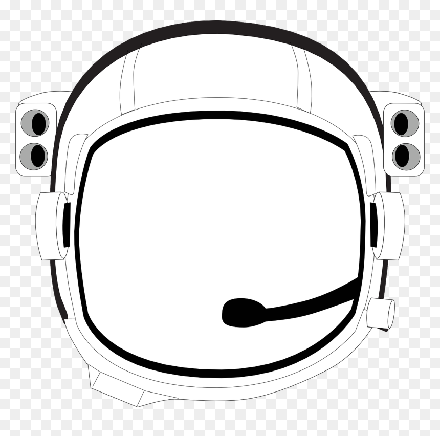 Helmet Astronaut Headspeker Free Photo - Astronauto Png, Transparent Png - astronaut vector png