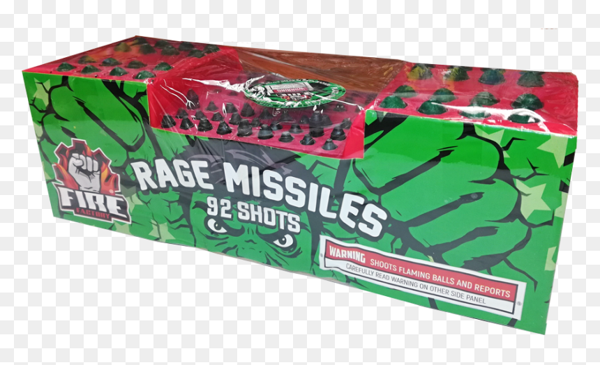 Image Of Rage Missiles 92 Shots - Box, HD Png Download - missles png