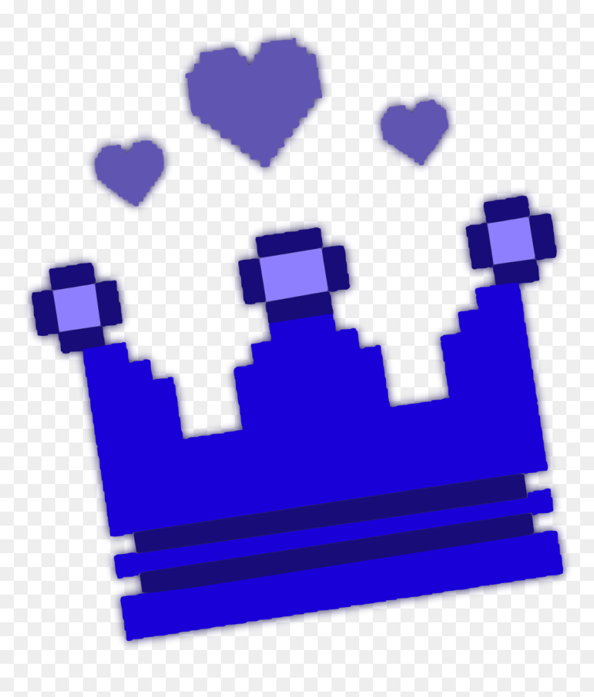 Transparent Pixel Crown Png - Heart, Png Download - king hat png