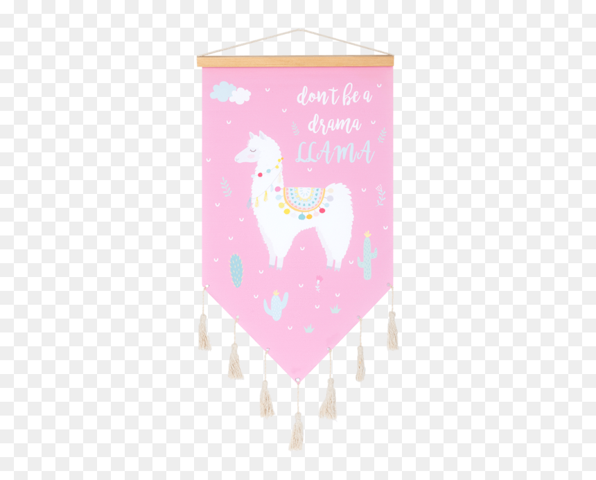 Banderín Llamas - Llama No Drama Banderin, HD Png Download - banderin png