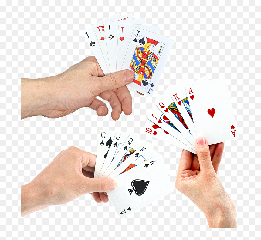 Poker, HD Png Download - hand of cards png