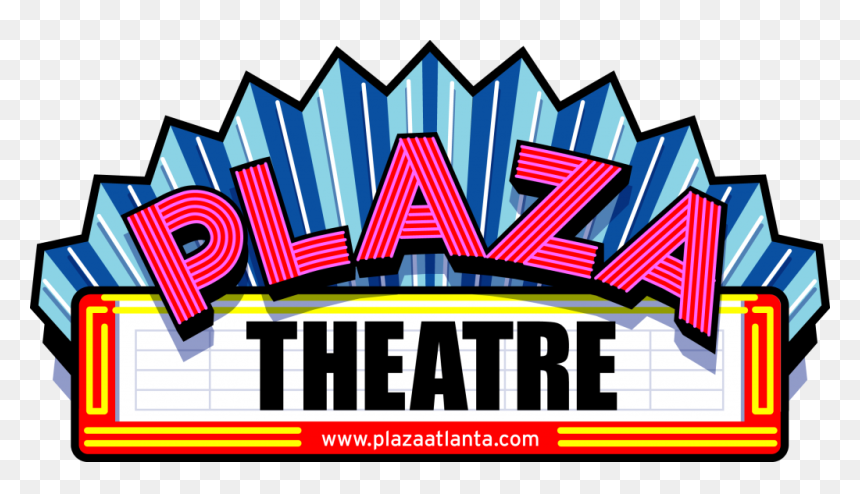 Movie Theatre Clip Art - Plaza Theatre Atlanta Logo, HD Png Download - movie curtains png