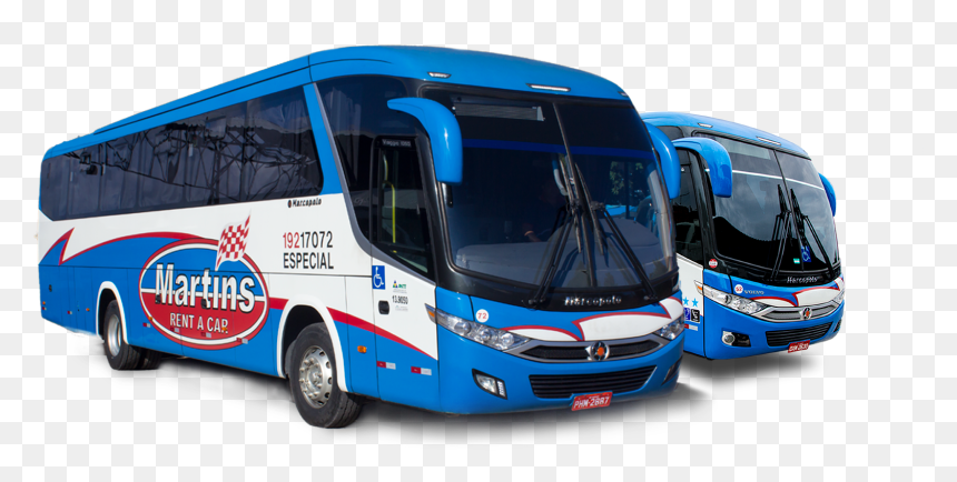 Onibus Da Empresa Martins, HD Png Download - onibus png