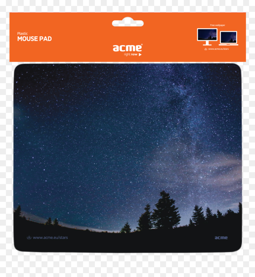 Acme Mouse Pad Night Stars, HD Png Download - milkyway png