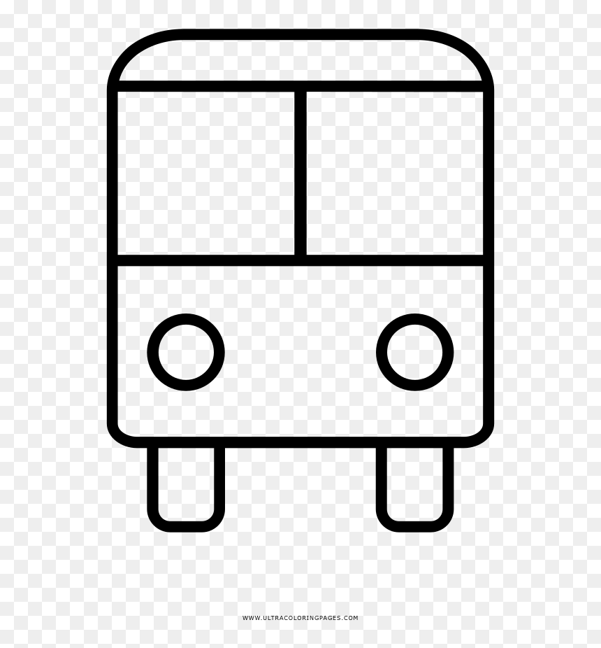Bus Coloring Page - Onibus De Desenho Png, Transparent Png - onibus png