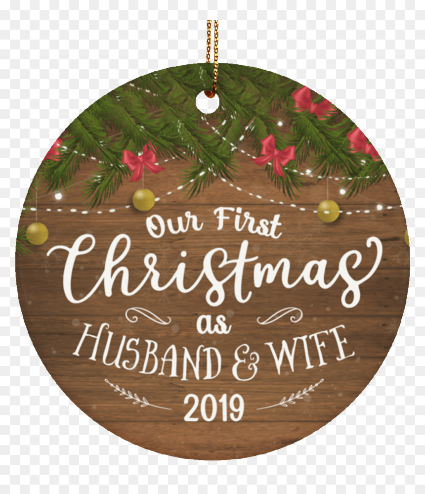 Christmas Ornament, HD Png Download - husband and wife png