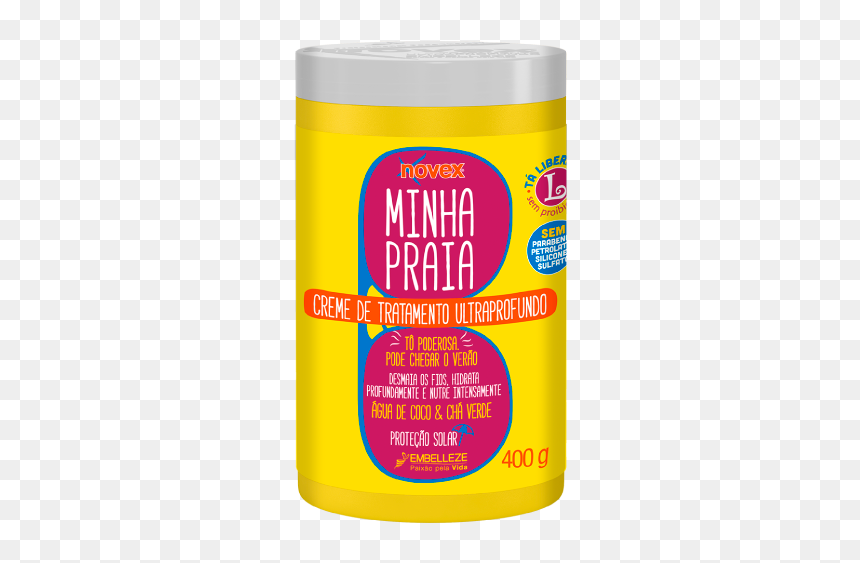 Novex Minha Praia, HD Png Download - beach drink png